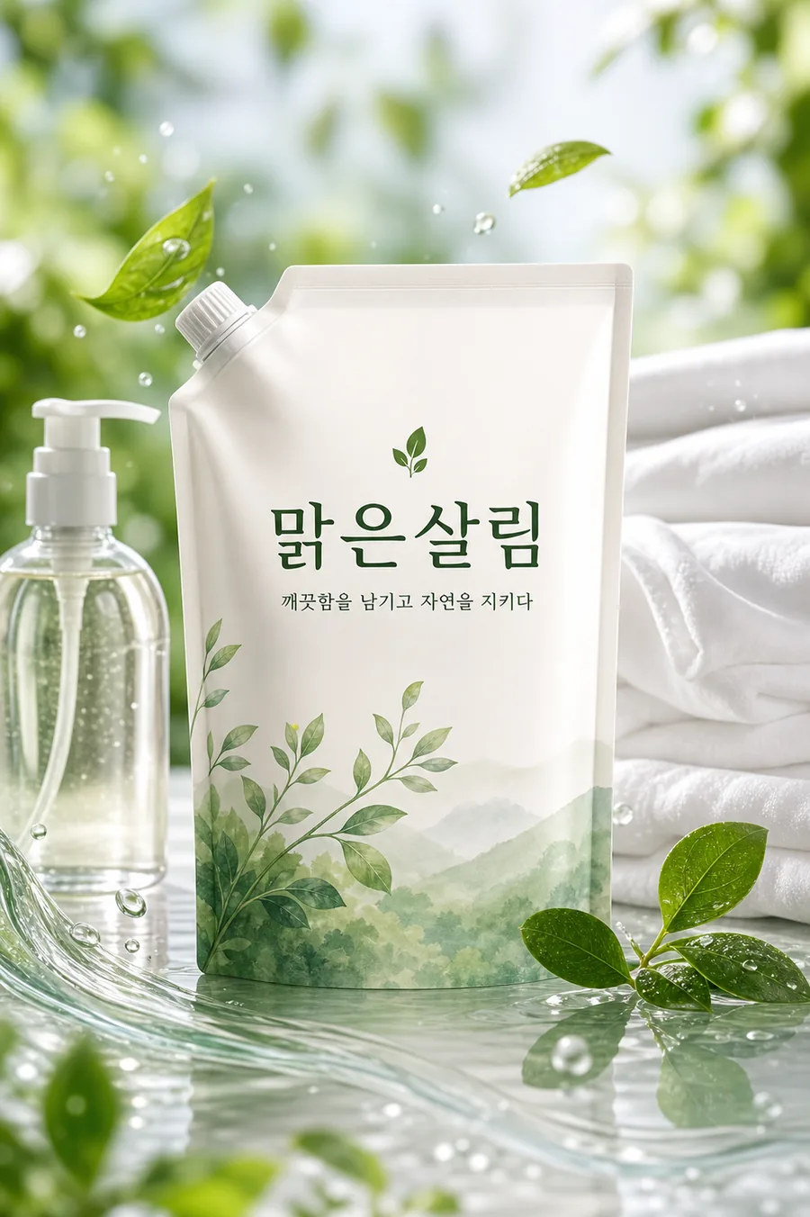 맑은살림 프리미엄 광고
