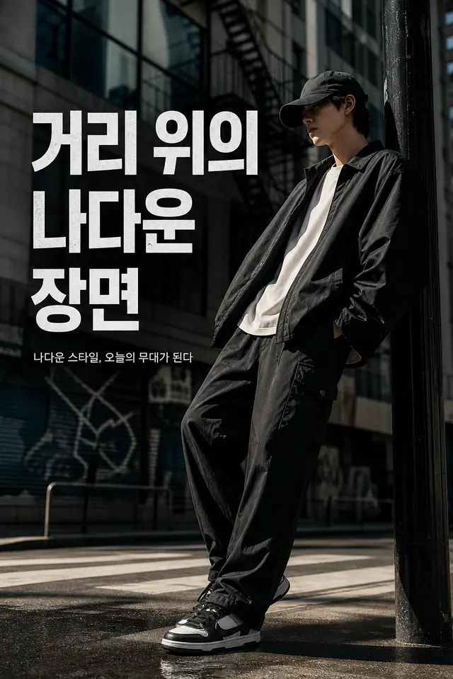 스트리트 패션 포스터