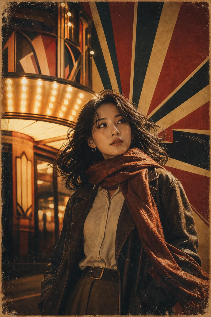 빈티지 극장 포스터
