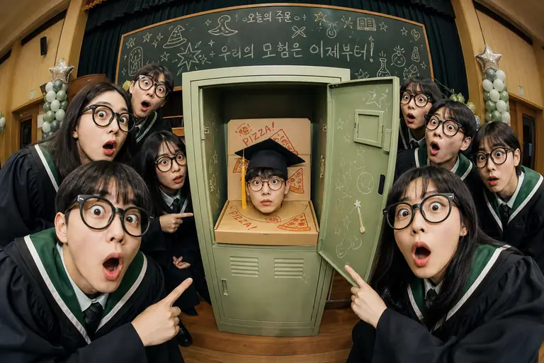 깜짝 졸업사진