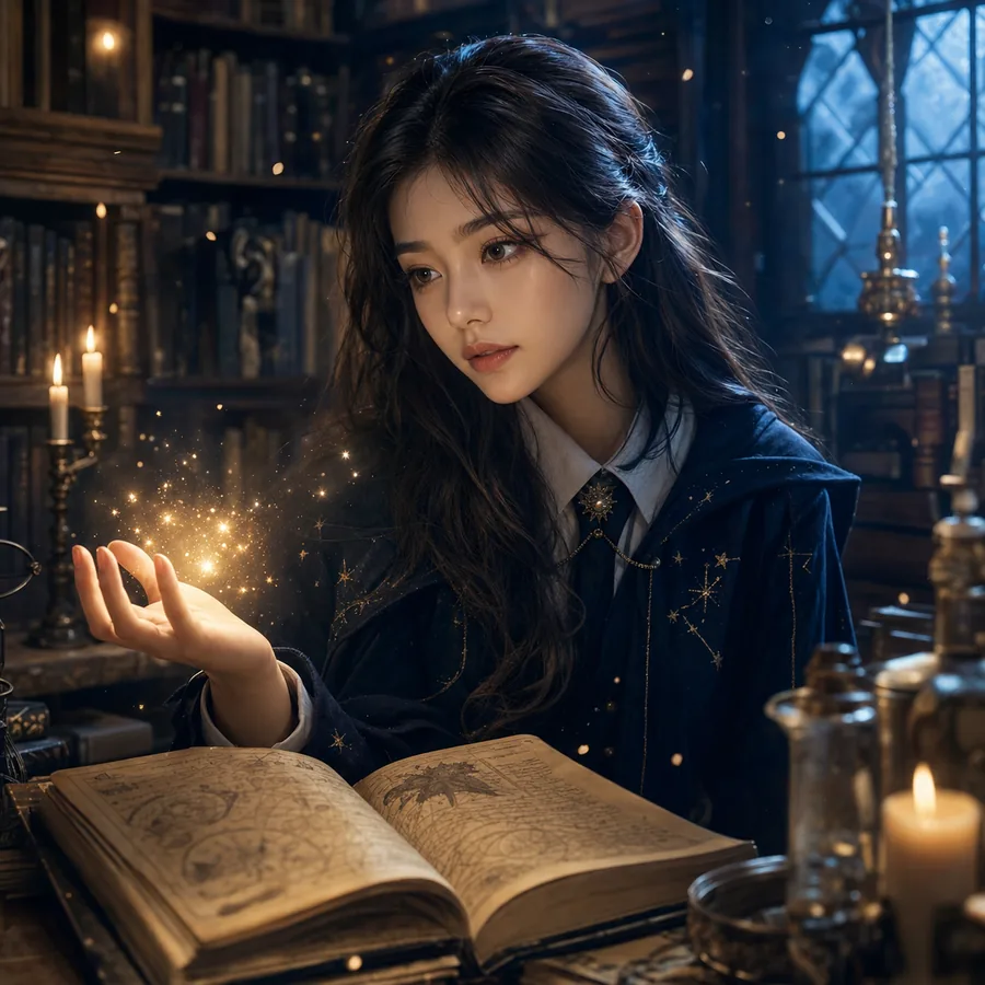 마법 도서관의 학생